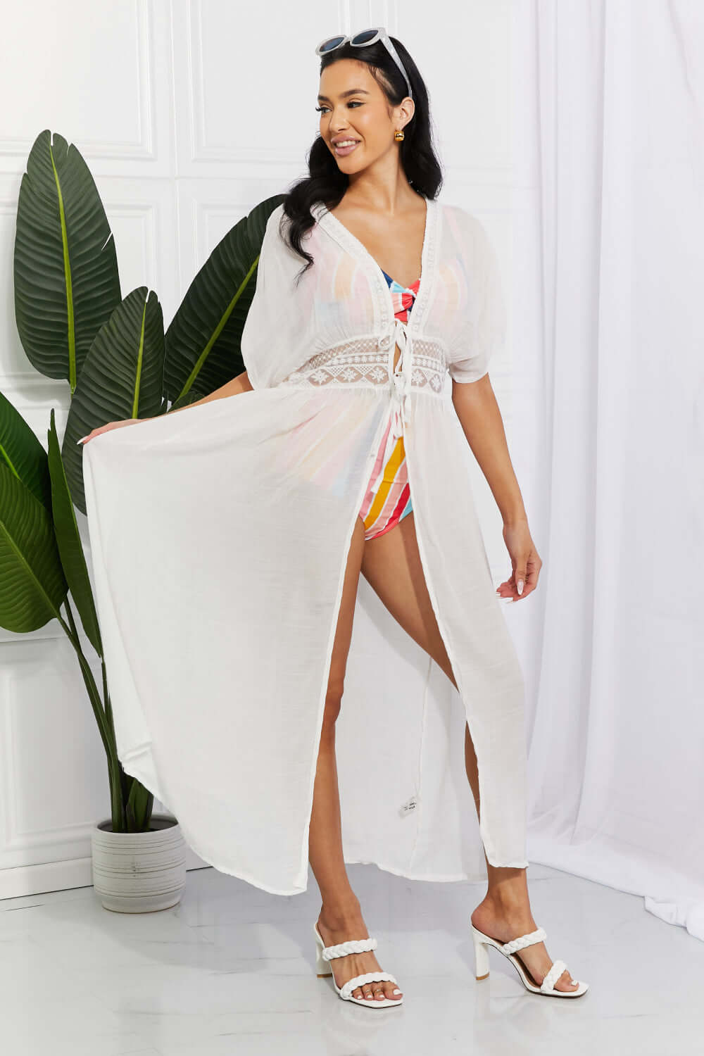 MARINA WEST SWIM Sun Goddess Tied Maxi Cover-Up at Bella Road