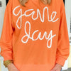 Bella Road Game Day Round Neck Long Sleeve Sweatshirt - Sherbet