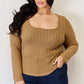 Ribbed Long Sleeve T-Shirt