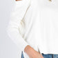 TASHA APPAREL Cold Shoulder Long Sleeve Knit Top at Bella Road