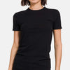 Crew Neck Short Sleeve T-Shirt - Black