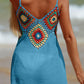 Cutout V-Neck Cover-Up Dress