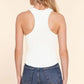 ACTIVE BASIC Ribbed Round Neck Racerback Seamless Tank at Bella Road