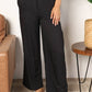 DOUBLE TAKE Drawstring Smocked Waist Wide Leg Pants at Bella Road