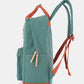 Green Himawari Waterproof Backpack with Multilayer Pockets for Outdoor Use