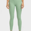 Millennia V-Waist Yoga Leggings with Pockets - Mint