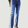 Bella Road Straight Leg Jeans with Pockets - Medium