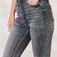 High Waist Tummy Control Release Hem Skinny Jeans by Judy Blue Jeans, Premium Stretch Denim, Classic to Chic Design