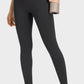 Millennia High-Rise Yoga Leggings in black, showcasing a wide waistband and sleek fit, perfect for yoga practice.