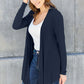 Open Front Long Sleeve Cardigan