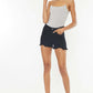 KANCAN High Rise Raw Hem Denim Shorts at Bella Road