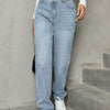 Bella Road Asymmetric Waist Jeans with Pockets - Light