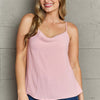 For The Weekend Loose Fit Cami - Blush Pink