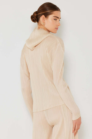 MARINA WEST SWIM Pleated Hood Jacket with 2 Way Zipper at Bella Road