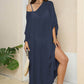 BELLA ROAD V-Neck Three-Quarter Sleeve Cover-Up at Bella Road