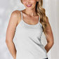 BASIC BAE Full Size Round Neck Slim Cami at Bella Road