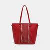 Studded Decor Tote Bag - Red