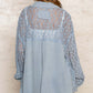 POL Oversize Pocket Front Lace Button-Down Shirt at Bella Road