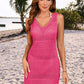 BELLA ROAD Openwork Wide Strap Cover-Up Dress at Bella Road