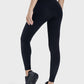 Black Millennia Pocketed High Waist Active Leggings featuring a stylish and supportive design, perfect for workouts.