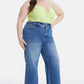 BAYEAS Full Size Raw Hem High Waist Wide Leg Jeans at Bella Road