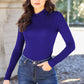 BASIC BAE Full Size Mock Neck Long Sleeve Bodysuit at Bella Road