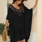 BELLA ROAD Cutout Ruffled Half Sleeve Cover-Up at Bella Road