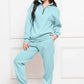 Half Zip Long Sleeve Sweatshirt and Pants Set