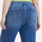 BAYEAS Full Size Raw Hem High Waist Wide Leg Jeans at Bella Road