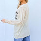 GRATEFUL Long Sleeve Knit Top