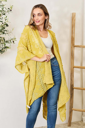 JUSTIN TAYLOR Open Front Cardigan at Bella Road