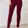 YMI Jeanswear Hyperstretch Mid-Rise Skinny Jeans - DARK WINE