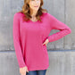 V-Neck Long Sleeve Top