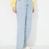 Bella Road Daisy Straight Jeans with Pockets - Light