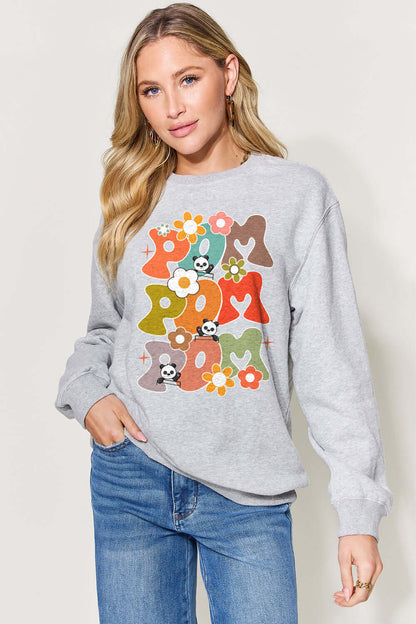 SIMPLY LOVE Full Size Letter Graphic Long Sleeve Sweatshirt at Bella Road