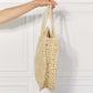 JUSTIN TAYLOR Beach Date Straw Rattan Handbag in Ivory at Bella Road