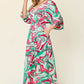 DOUBLE TAKE Full Size Half Sleeve Wide Leg Jumpsuit at Bella Road