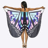 Butterfly Spaghetti Strap Cover Up - Blue