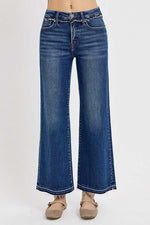 Full size bootcut jeans with tummy control, designed for a flattering fit and a stylish silhouette.