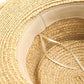 FAME Strap Wide Brim Straw Hat at Bella Road