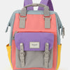 Himawari Waterproof Nylon Backpack Bag with Handles - Purple