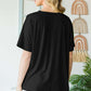 HEIMISH Full Size V-Neck Short Sleeve T-Shirt at Bella Road