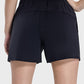 Back view of Millennia Elastic Waist Active Shorts showcasing the comfortable waistband and sleek design.