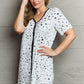 MOON NITE Quilted Quivers Button Down Sleepwear Dress at Bella Road