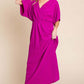 BOMBOM Surplice Maxi Dress with Pockets at Bella Road