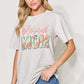 SIMPLY LOVE Full Size Letter Graphic Round Neck Short Sleeve T-Shirt at Bella Road