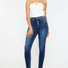 High Rise Ankle Skinny Jeans | Petite - Dark