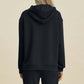 Air Scuba Drawstring Long Sleeve Hoodie with Kangaroo Pocket