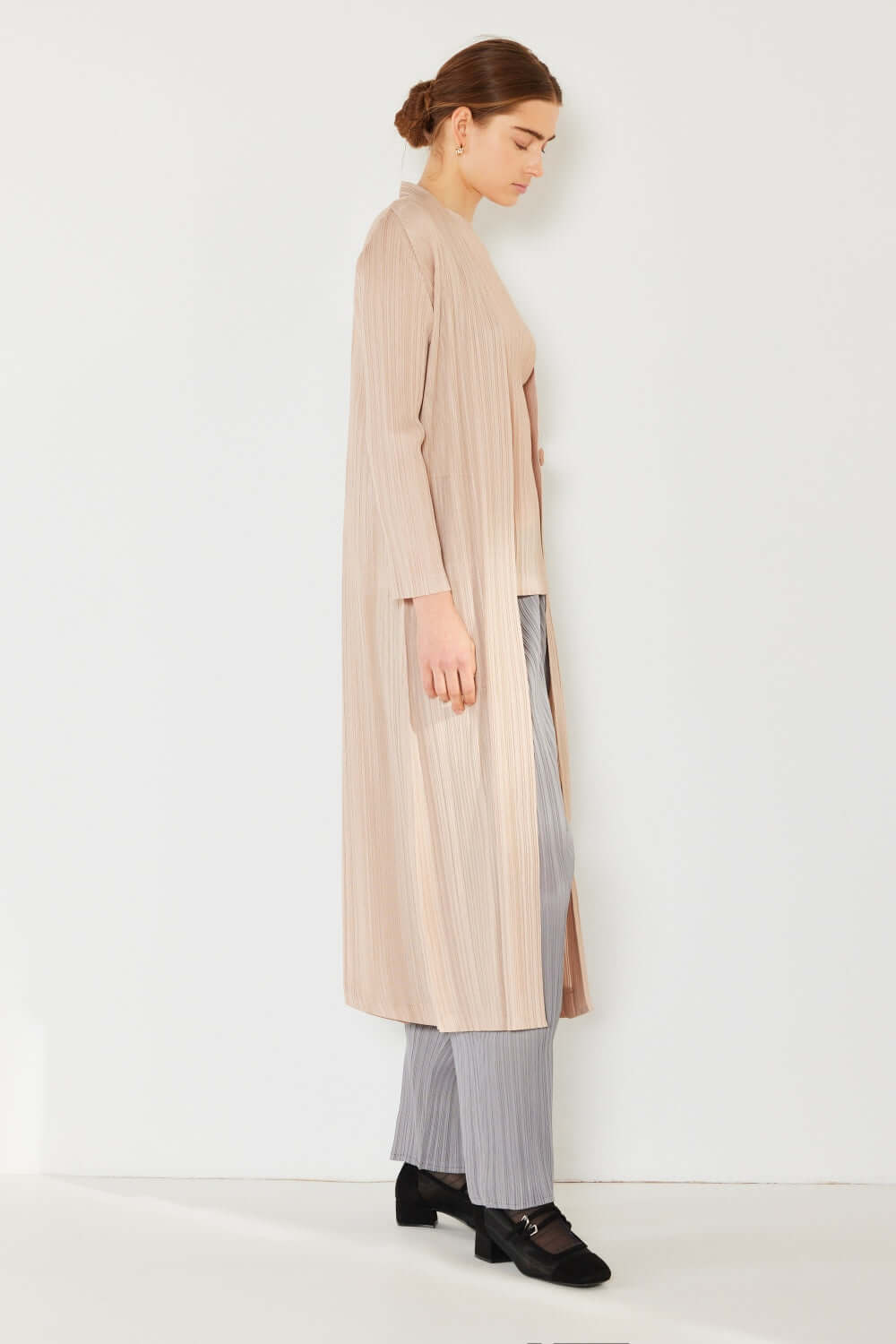 MARINA WEST SWIM Pleated Long Sleeve Cardigan at Bella Road