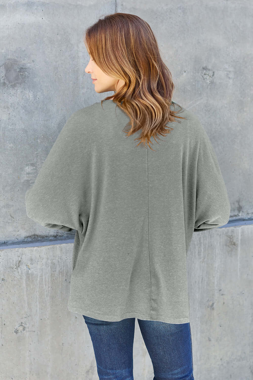 DOUBLE TAKE Full Size Round Neck Long Sleeve T-Shirt at Bella Road